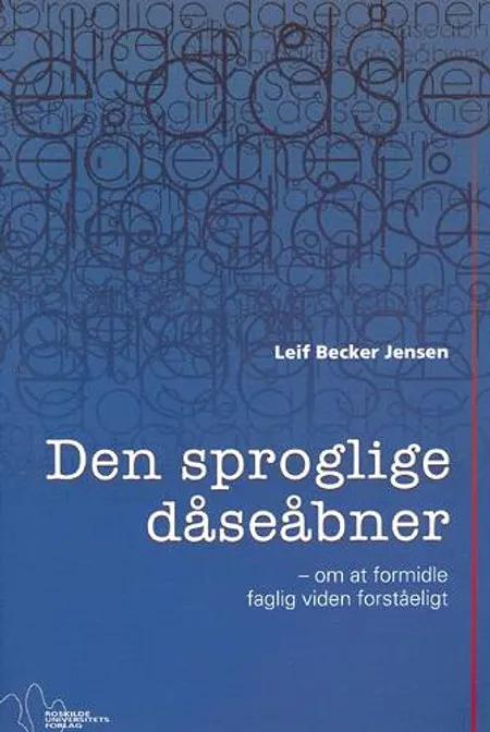 Den sproglige dåseåbner af Leif Becker Jensen