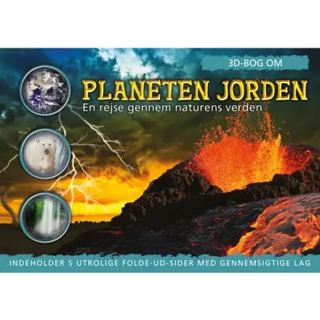 3D-bog om planeten Jorden af Jen Green