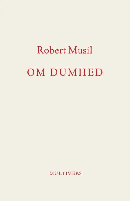 Om dumhed af Robert Musil