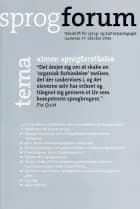 Almen sprogforståelse af Michael Svendsen Pedersen, Bente Meyer og Pia Zinn Ohrt