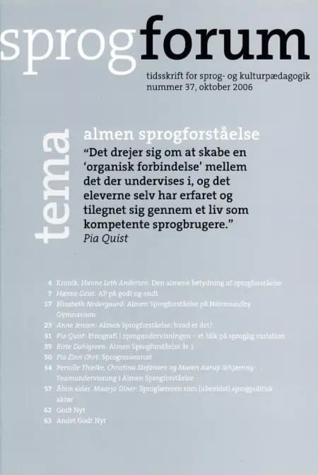 Almen sprogforståelse af Michael Svendsen Pedersen