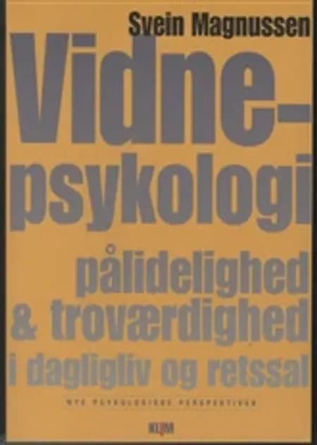 Vidnepsykologi af Svein Magnussen