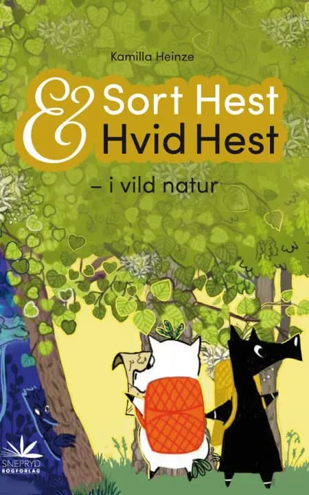 Sort Hest & Hvid Hest i vild natur af Kamilla Heinze