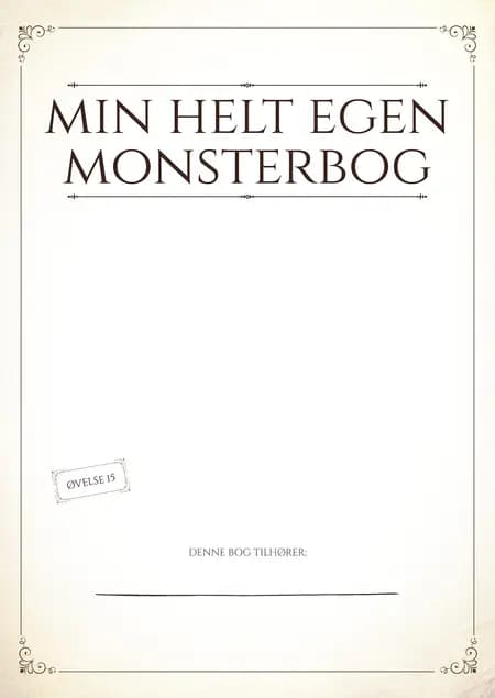Min helt egen monsterbog af Thomas Geuken