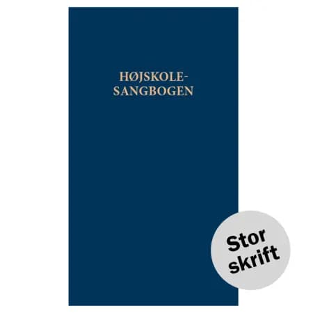 Højskolesangbogen stor skrift 