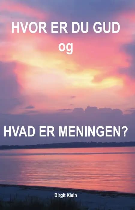 Hvor er du gud og hvad er meningen? af Birgit Klein