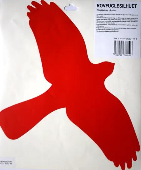 Rovfuglesilhuet (rød) af Hans Kristensen