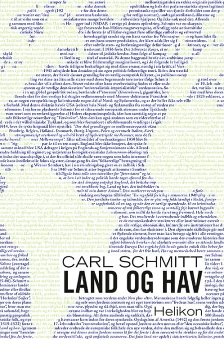 Land og hav af Carl Schmitt