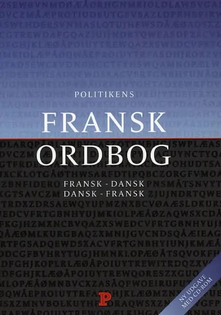 Fransk ordbog med cd-rom.