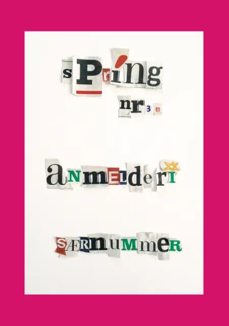Tidsskriftet Spring nr. 33 - Anmelderi af Kristian Himmelstrup