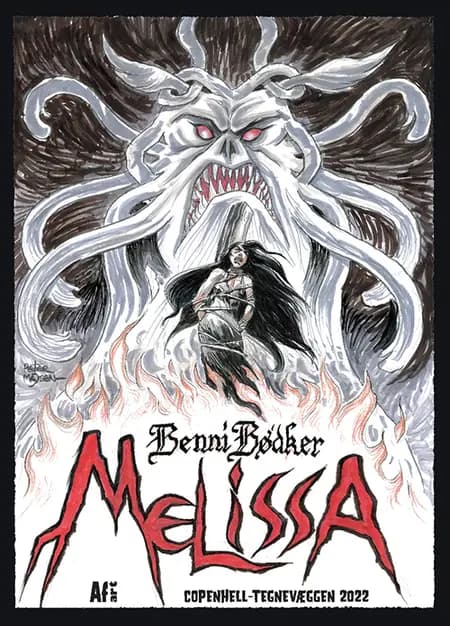 Copenhell-tegnevæggen 2022: Melisssa af Benni Bødker