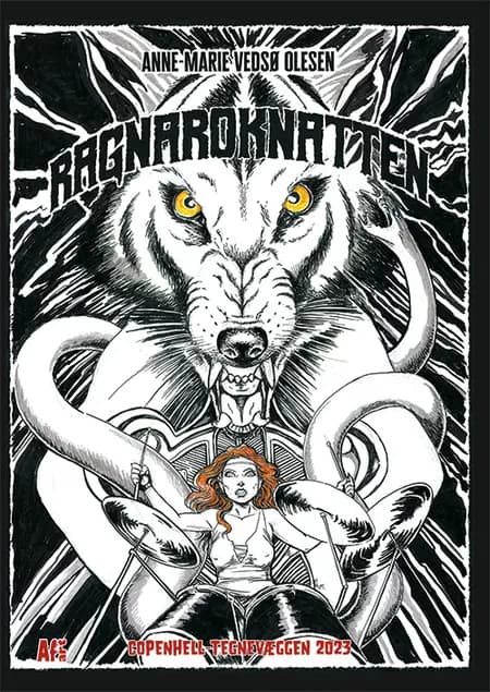 Copenhell-tegnevæggen 2023: Ragnaroknatten af Anne-Marie Vedsø Olesen
