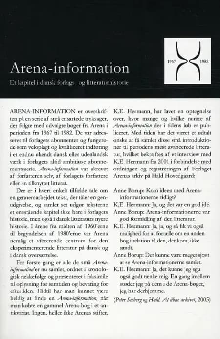 Arena-information af undefined