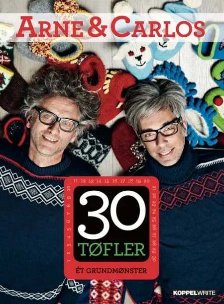 30 tøfler - ét grundmønster af Carlos Zachrison
