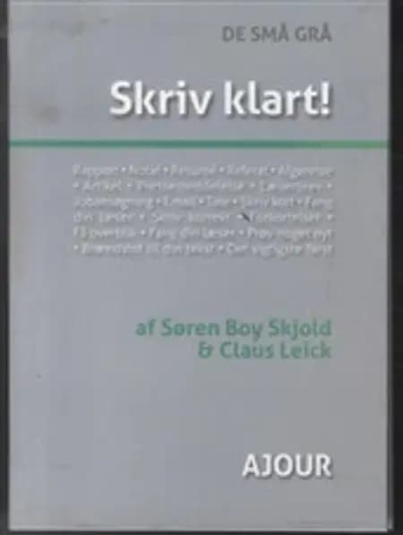 Skriv klart! af Claus Leick