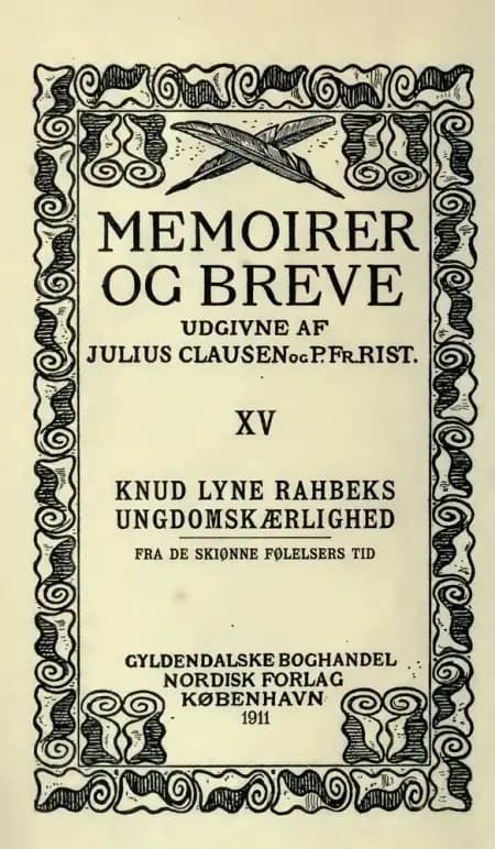 Knud Lyne Rahbeks ungdomskærlighed af Julius Clausen