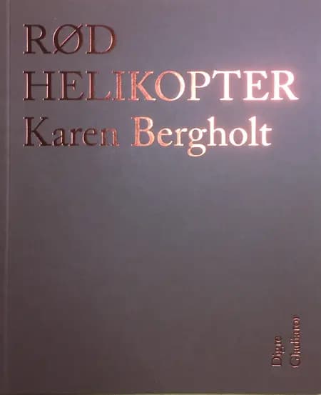 Rød helikopter af Karen Bergholt