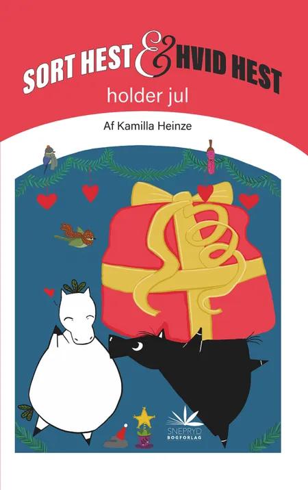 Sort Hest & Hvid Hest holder jul af Kamilla Heinze