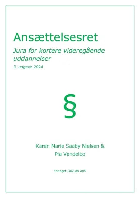 Ansættelsesret af Pia Vendelbo