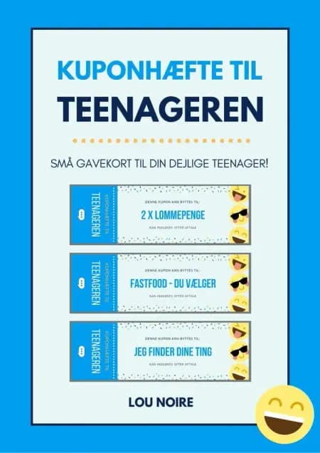 Kuponhæfte til teenageren - blå af Lou Noire