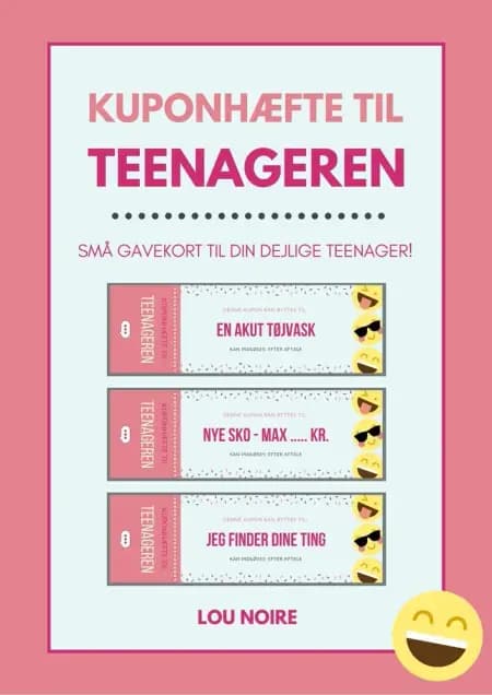 Kuponhæfte til teenageren - pink af Lou Noire