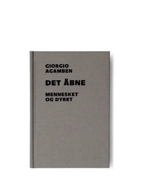 Det åbne af Giorgio Agamben