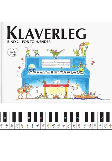 Klaverleg bind 2 - for to hænder (blå) af Pernille Holm Kofod