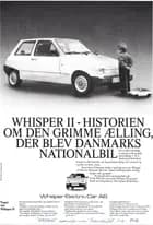 Elbilen Whisper, Danmarks Nationalbil af Thure Barsøe-Carnfeldt