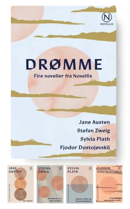 Gaveæske med fire noveller om drømme af Jane Austen