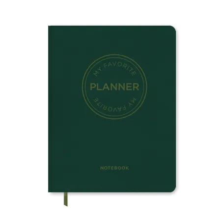 MY FAVORITE PLANNER Notebook / Forest Green af Forlaget Aronsen