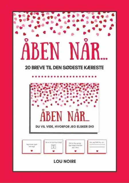 Åben når... - 20 breve til din bedste veninde af Lou Noire