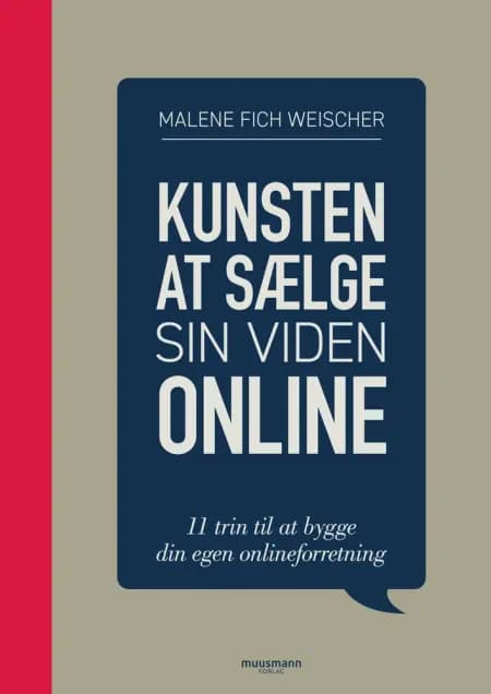 Kunsten at sælge sin viden online af Malene Fich Weischer
