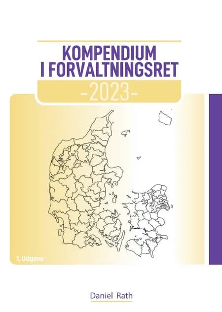 Kompendium i Forvaltningsret - 2023 af Daniel Rath