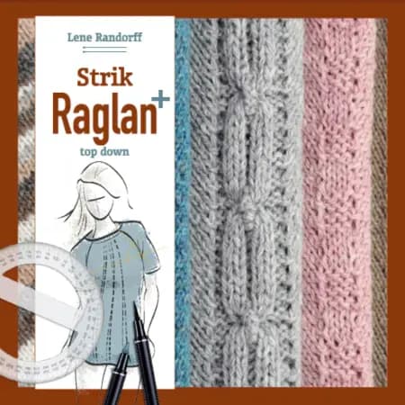 Strik Raglan plus af Lene Randorff