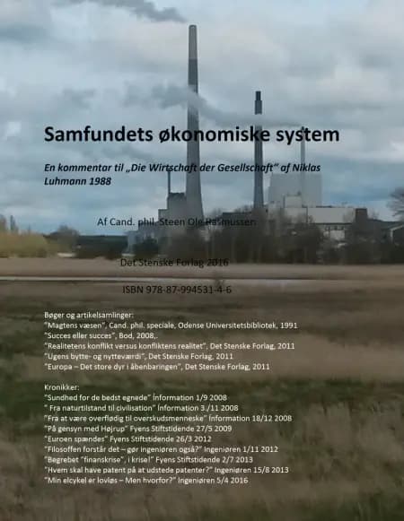 Samfundets økonomiske system af Steen Ole Rasmussen
