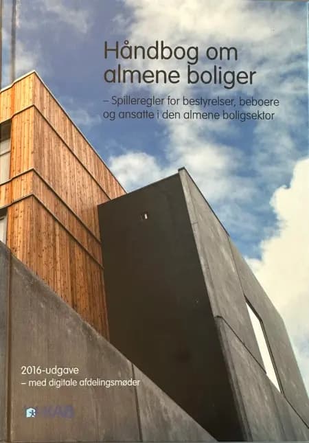 Håndbog om Almene Boliger af Birthe Houlin