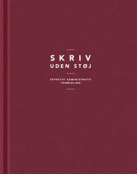 Skriv uden støj af Hans Jørgen Nielsen