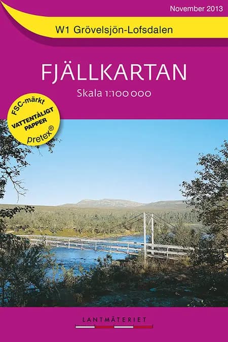 Grövelsjön - Lofsdalen af Lantmäteriet