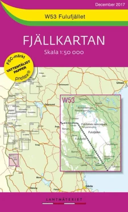 Fulufjället af Lantmäteriet