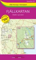 Klövsjö - Vemdalen af Lantmäteriet