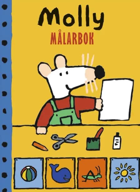 Molly målarbok af Hjelm Förlag