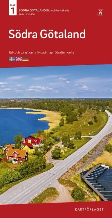 Södra Götaland : bil- och turistkarta - road map - Straßenkarte af Kartförlaget