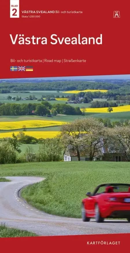 Västra Svealand : bil- och turistkarta - road map - Straßenkarte af Norstedts