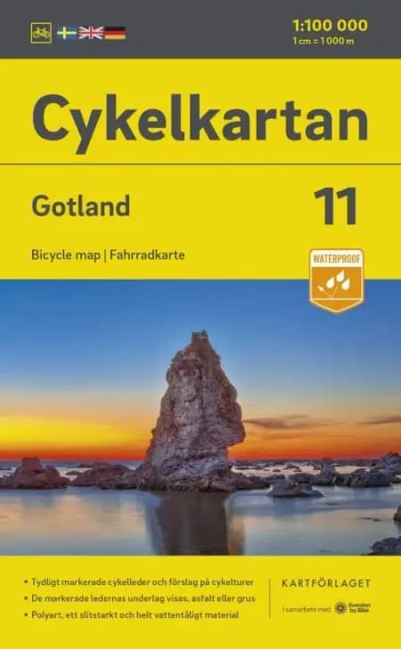 Gotland : bicycle map, Fahrradkarte af Kartförlaget