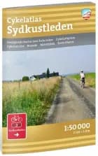 Cykelatlas Sydkustleden 1:50 000 af Caroline Alesmark og Johan Ek-Larsson